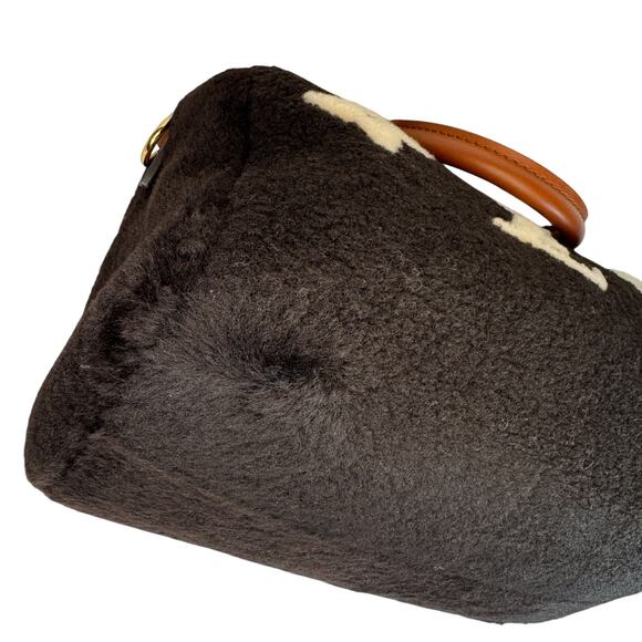 Louis Vuitton Teddy Speedy Bag 25 Monogram Shearling Bandouliere LV 2025 Rare - Picture 10 of 13